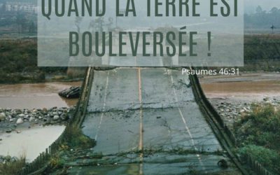 Quand la terre est bouleversée !