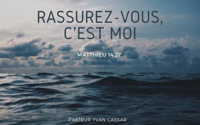 Rassurez-vous, c’est moi